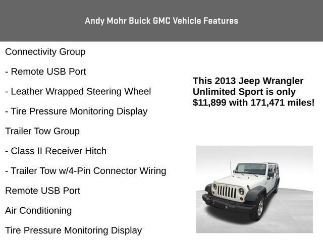 2013 Jeep Wrangler Unlimited Sport
