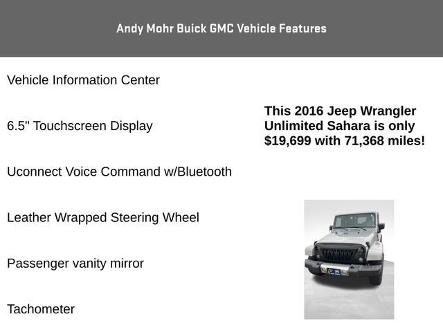 2016 Jeep Wrangler Unlimited Sahara