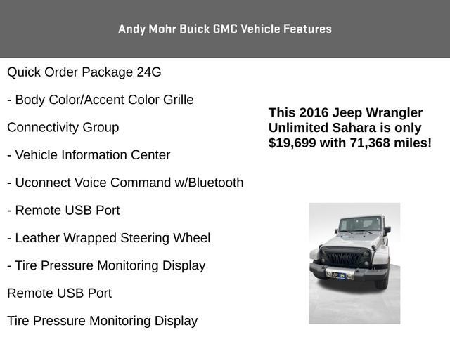 2016 Jeep Wrangler Unlimited Sahara