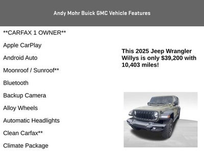 2025 Jeep Wrangler Willys