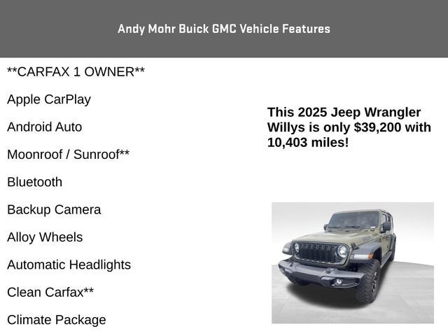 2025 Jeep Wrangler Willys