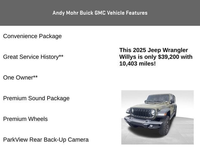 2025 Jeep Wrangler Willys