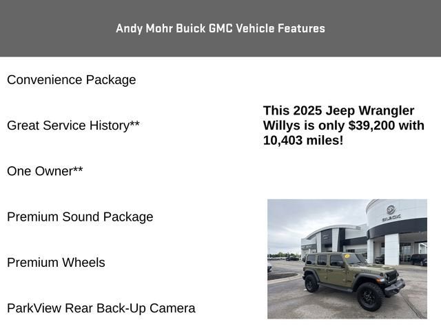 2025 Jeep Wrangler Willys