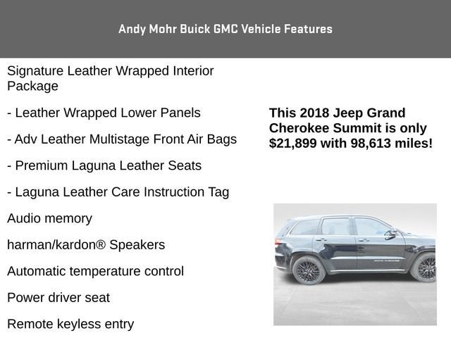 2018 Jeep Grand Cherokee Summit