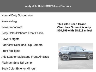 2018 Jeep Grand Cherokee Summit