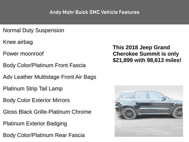 2018 Jeep Grand Cherokee Summit
