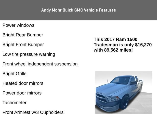 2017 RAM 1500 Tradesman