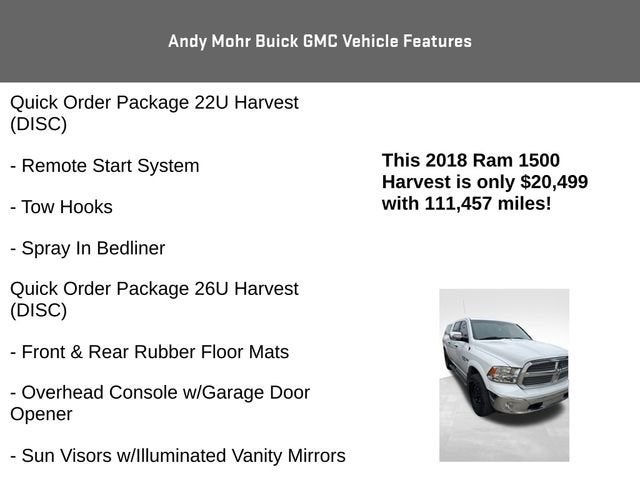 2018 RAM 1500 Harvest