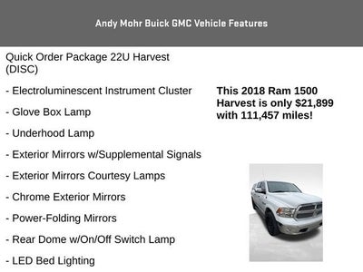 2018 RAM 1500 Harvest