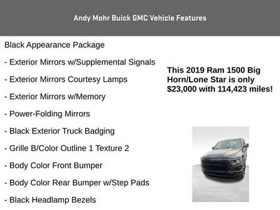 2019 RAM 1500 Big Horn/Lone Star