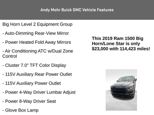 2019 RAM 1500 Big Horn/Lone Star