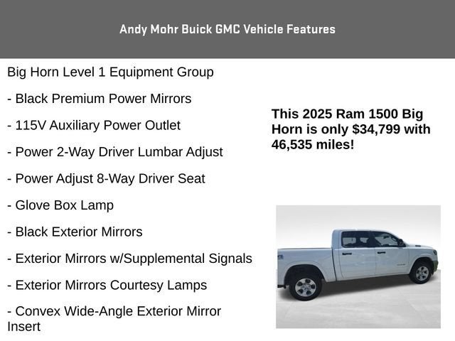 2025 RAM 1500 Big Horn