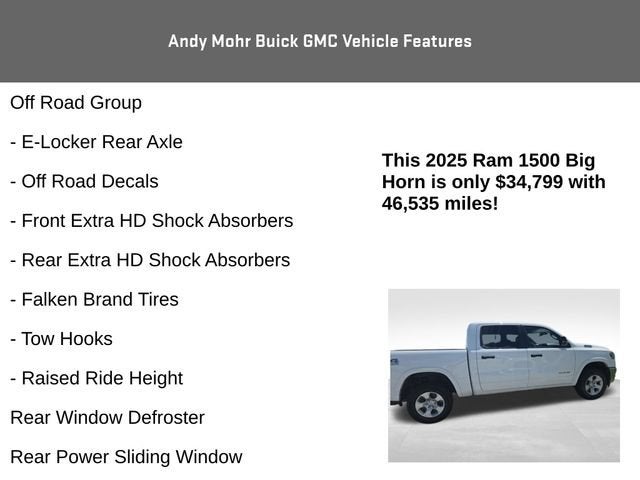 2025 RAM 1500 Big Horn