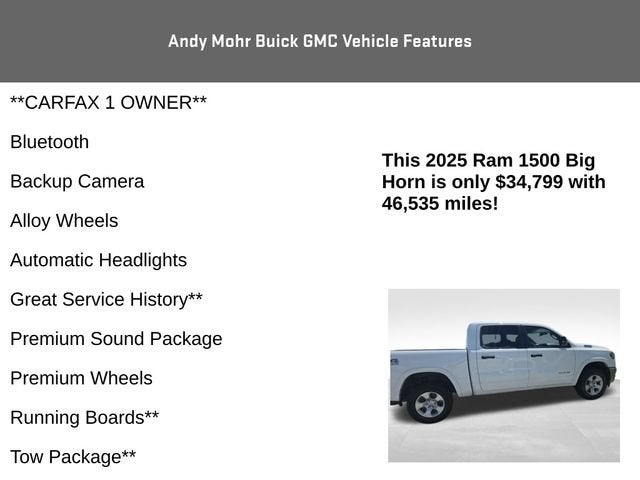 2025 RAM 1500 Big Horn