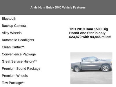 2019 RAM 1500 Big Horn/Lone Star