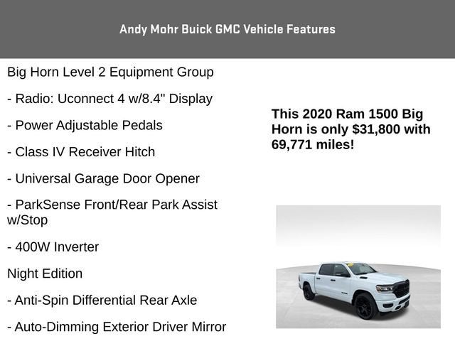 2020 RAM 1500 Big Horn