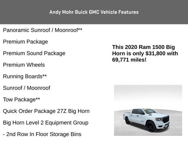2020 RAM 1500 Big Horn
