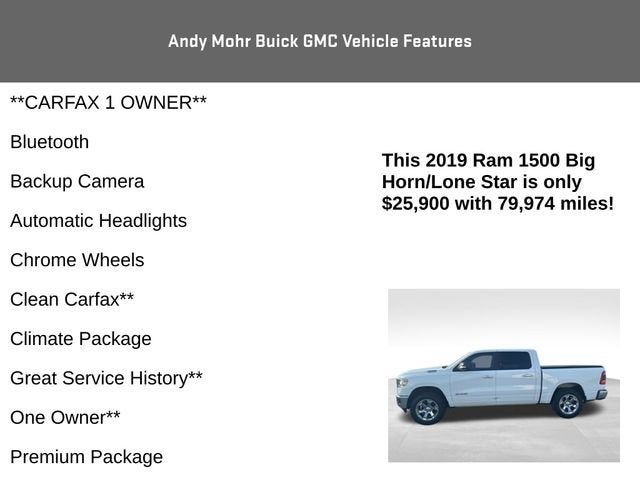 2019 RAM 1500 Big Horn/Lone Star