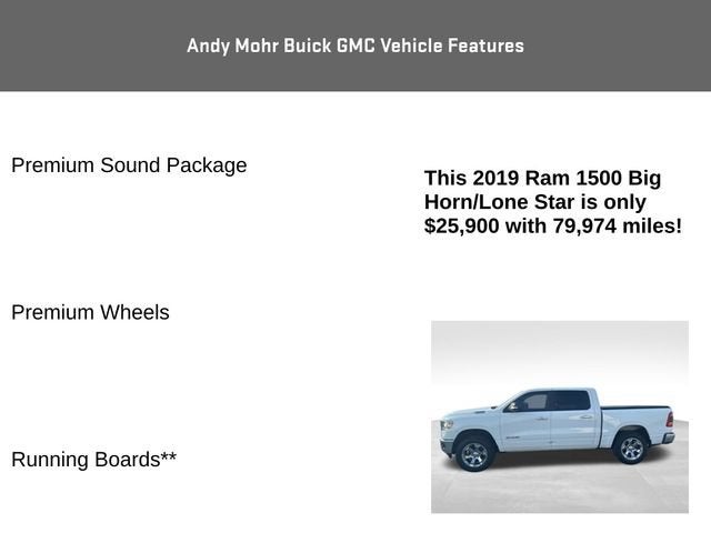 2019 RAM 1500 Big Horn/Lone Star