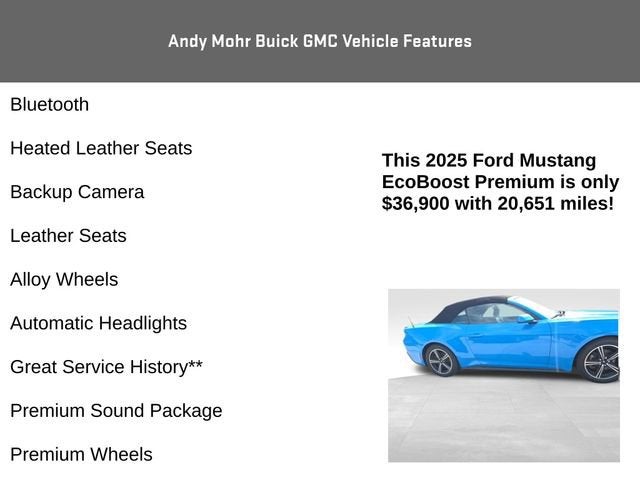 2025 Ford Mustang EcoBoost