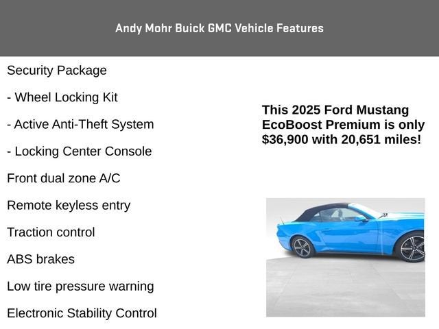 2025 Ford Mustang EcoBoost
