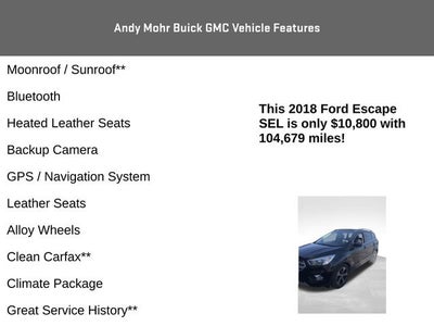2018 Ford Escape SEL