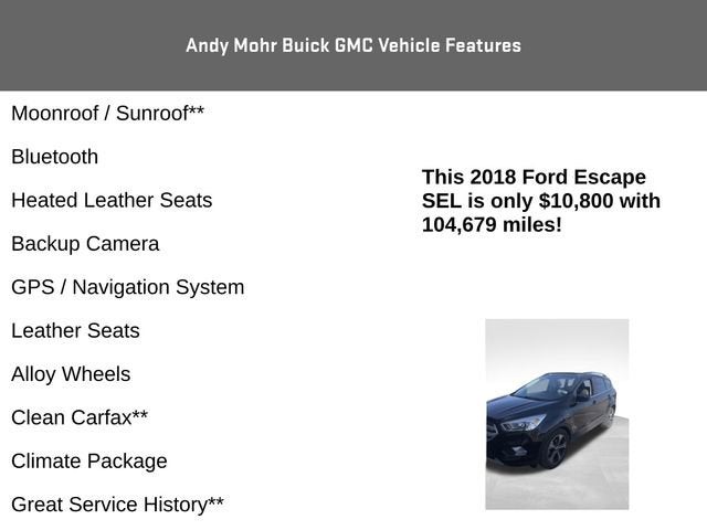 2018 Ford Escape SEL