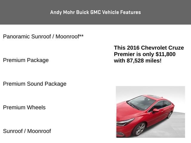 2016 Chevrolet Cruze Premier