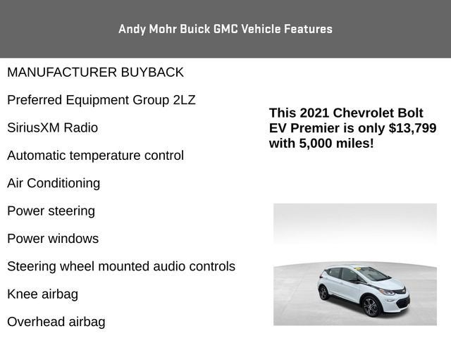 2021 Chevrolet Bolt EV Premier