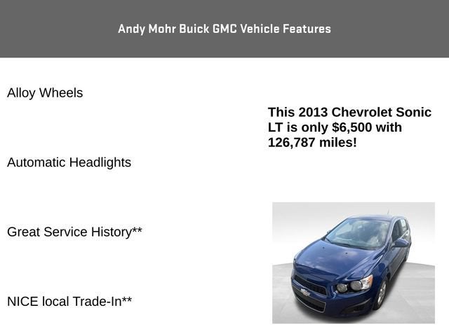 2013 Chevrolet Sonic LT