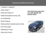 2016 Chevrolet Sonic LT