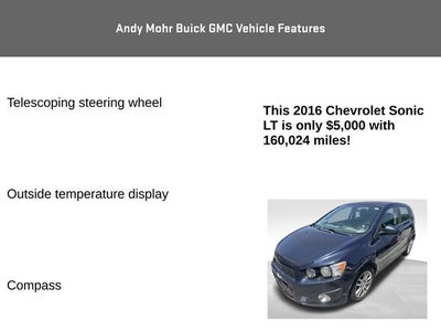 2016 Chevrolet Sonic LT