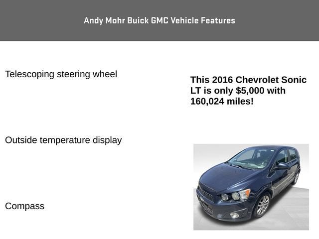2016 Chevrolet Sonic LT