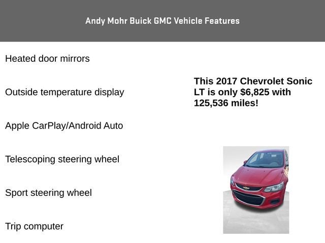 2017 Chevrolet Sonic LT