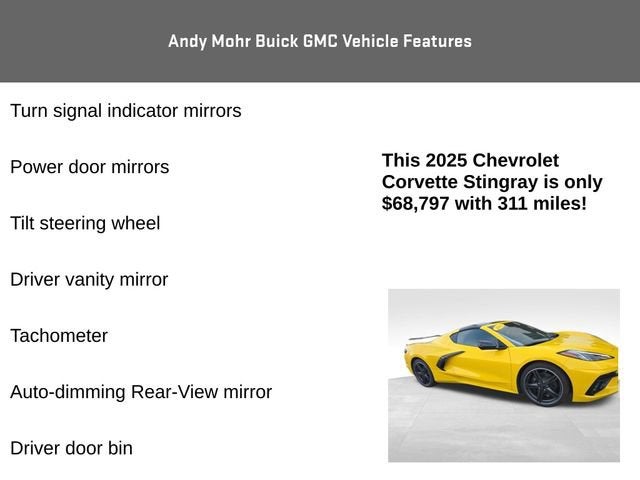 2025 Chevrolet Corvette Stingray 1LT