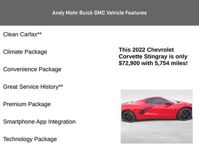 2022 Chevrolet Corvette Stingray 3LT