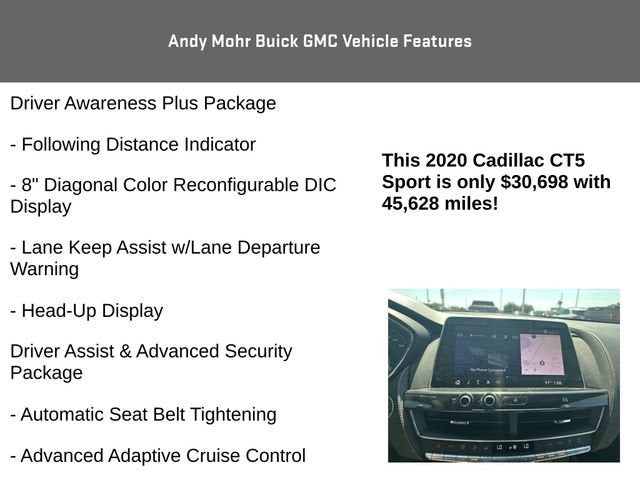 2020 Cadillac CT5 Sport