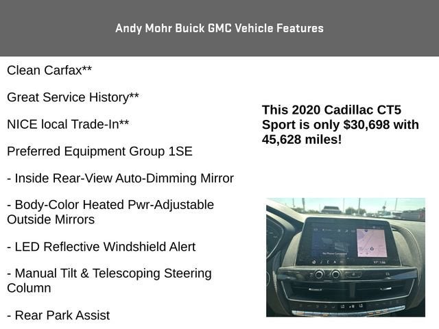 2020 Cadillac CT5 Sport
