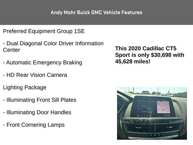 2020 Cadillac CT5 Sport