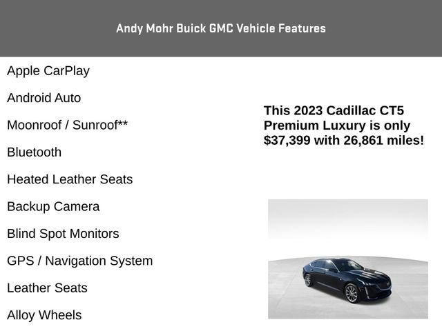 2023 Cadillac CT5 Premium Luxury