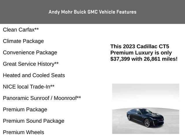 2023 Cadillac CT5 Premium Luxury