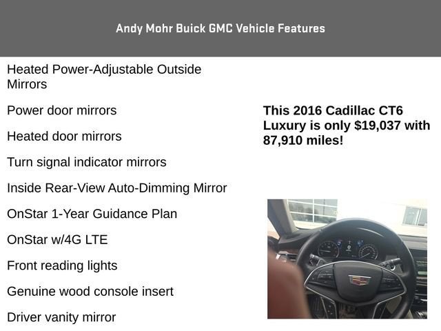 2016 Cadillac CT6 Luxury AWD