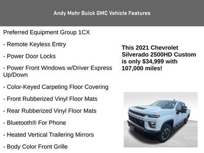 2021 Chevrolet Silverado 2500 HD Custom