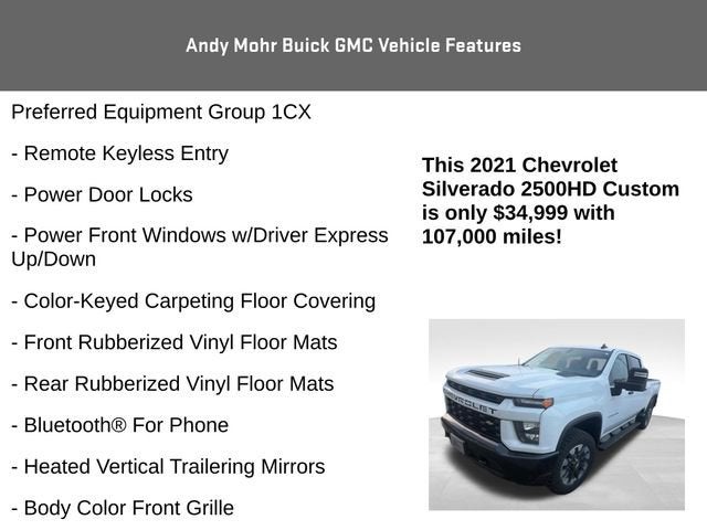 2021 Chevrolet Silverado 2500 HD Custom