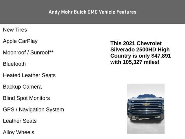 2021 Chevrolet Silverado 2500 HD High Country