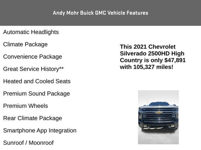 2021 Chevrolet Silverado 2500 HD High Country