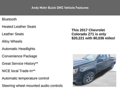 2017 Chevrolet Colorado 4WD Z71