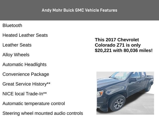 2017 Chevrolet Colorado 4WD Z71