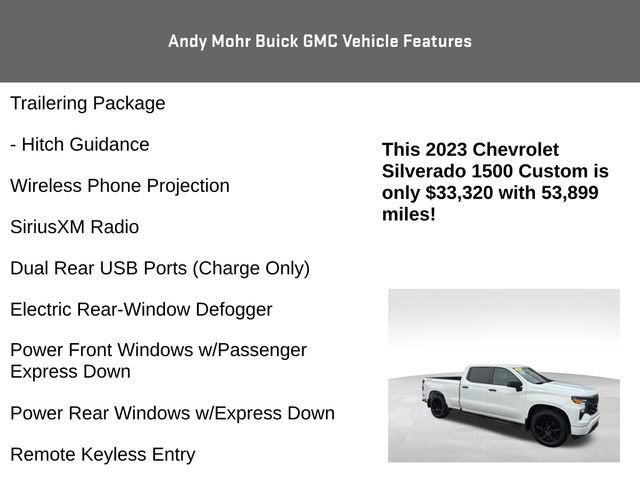 2023 Chevrolet Silverado 1500 Custom
