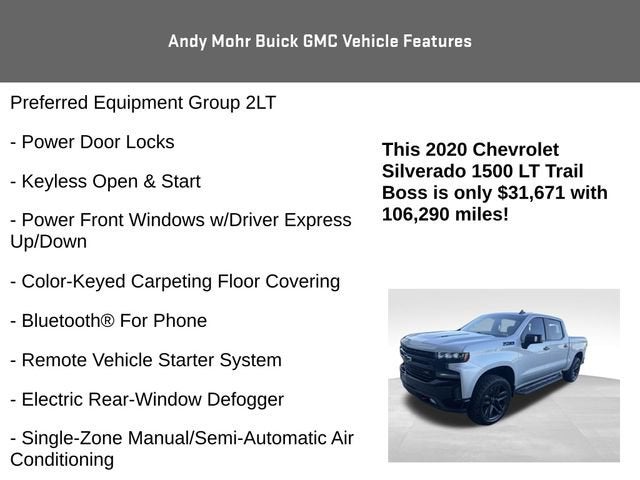 2020 Chevrolet Silverado 1500 LT Trail Boss